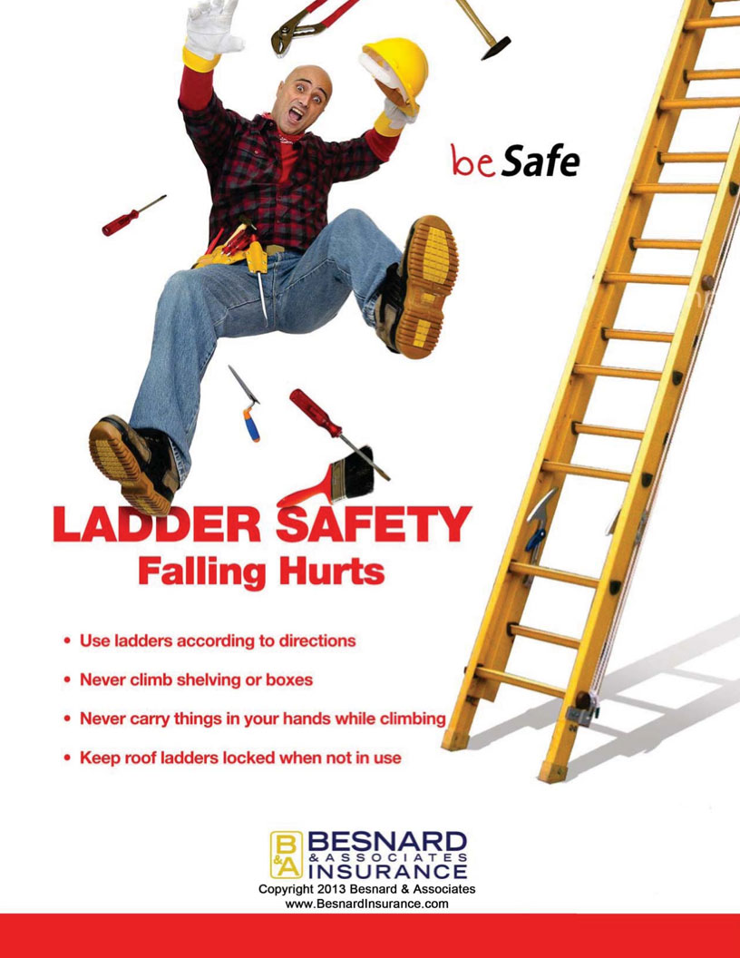 Ladder Safety Poster Profiting From Safety